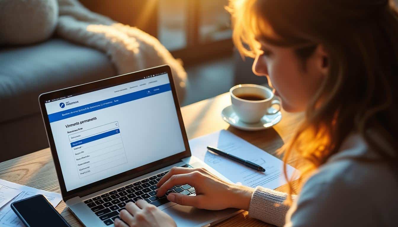 Illustration: Comprendre le fonctionnement d’un virement permanent à la Banque Postale